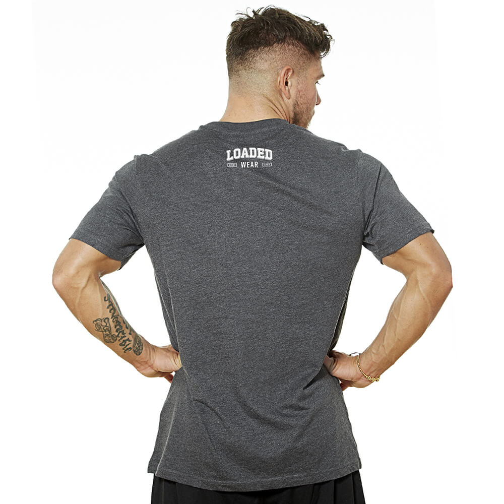 Loaded XL Logo Tee - Charcoal