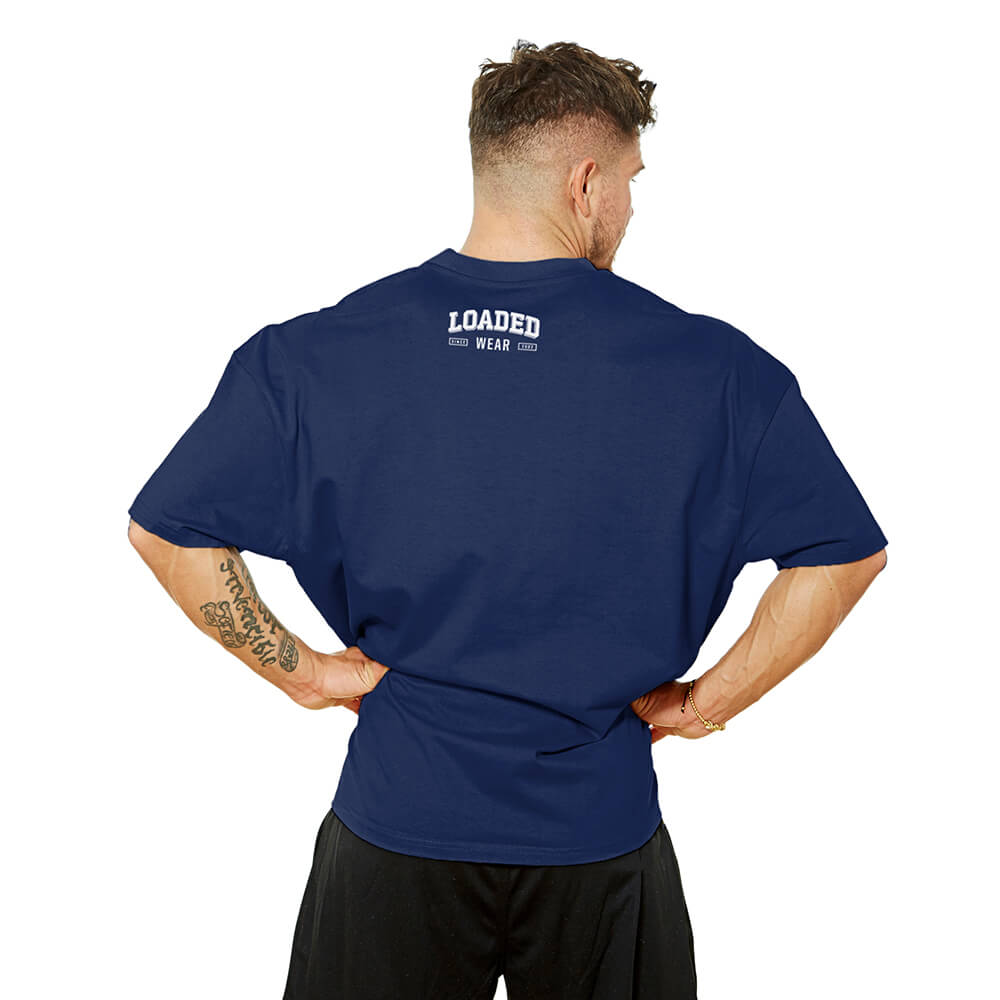 Loaded Skull OVERSIZE Tee - Navy