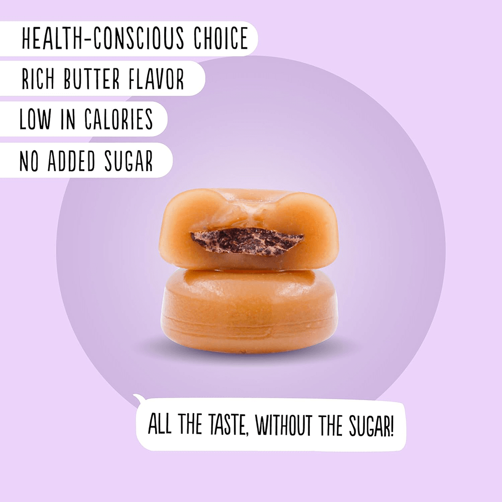 Butter Filled with Chocolate Sweets - 75g. (No Added Sugar)