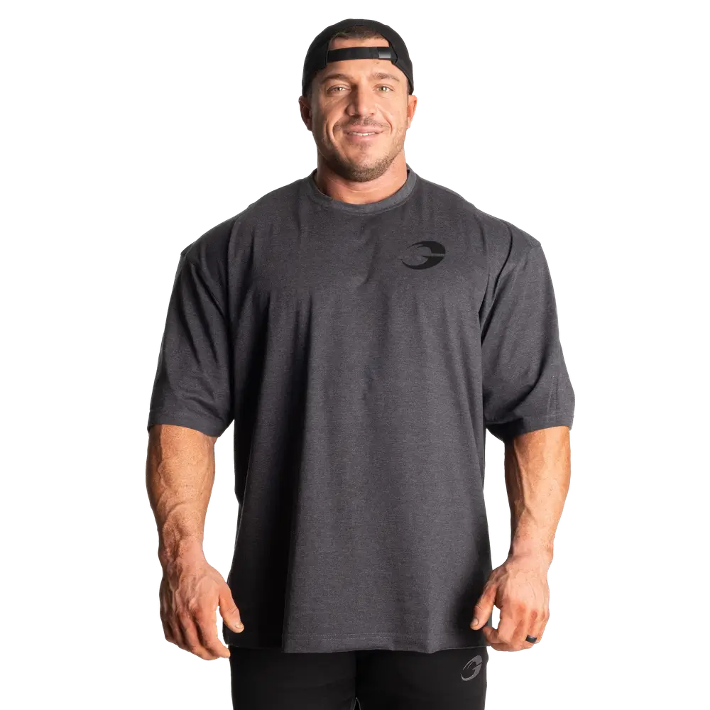 Division Iron Tee - Dark Grey Melange