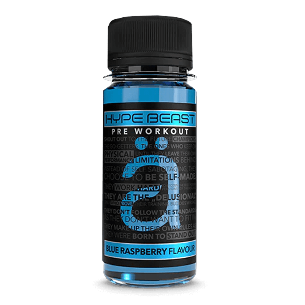 HypeBeast Pre-Workout Shot Blue Raspberry - 60ml.