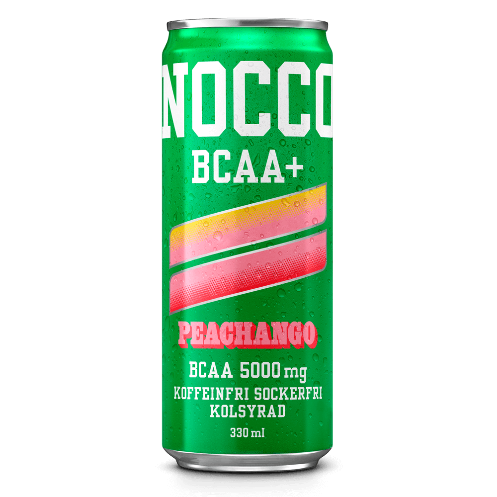 NOCCO BCAA+ Koffeinfri Peachango - 330ml. (inkl. SE pant)