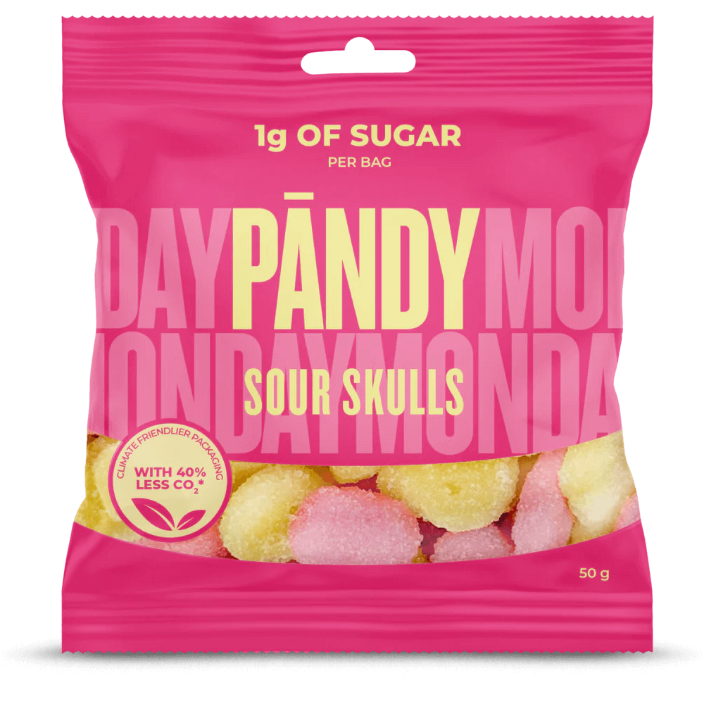 Pändy Candy Sour Skulls - 50g.