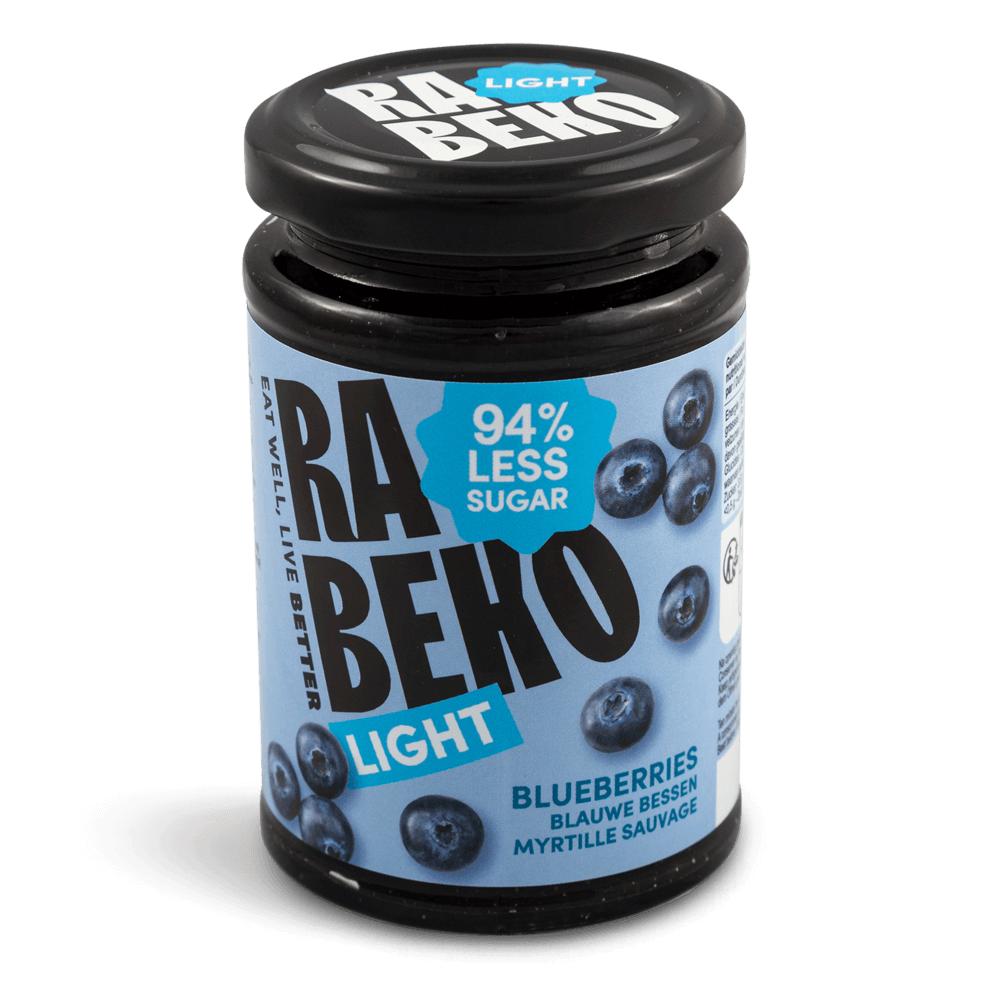 Rabeko Light Jam Blueberry - 230g.