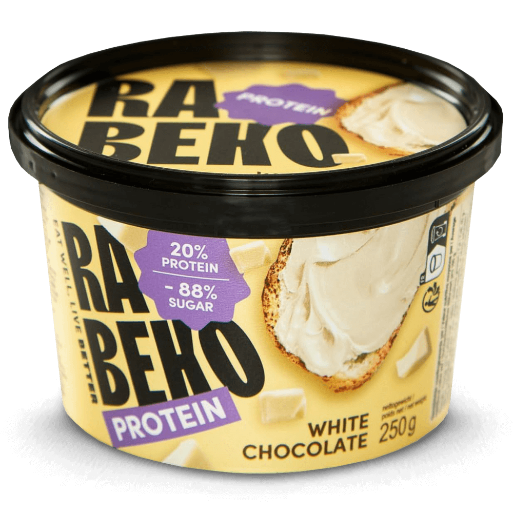 Rabeko White Chocolate Protein Spread - 250g.