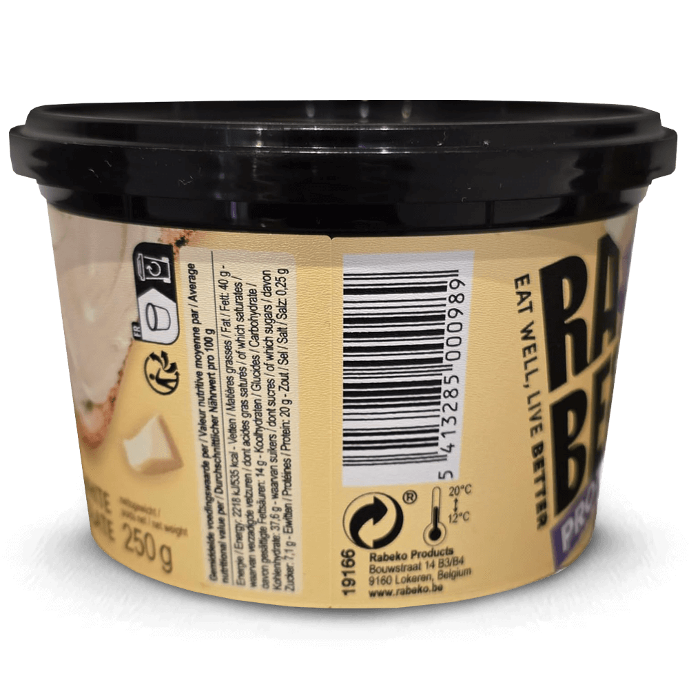 Rabeko White Chocolate Protein Spread - 250g.