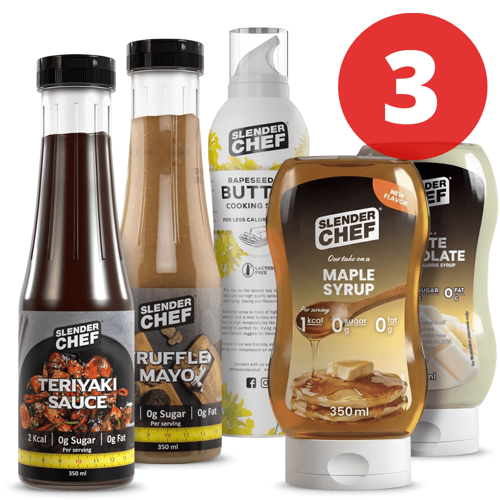 3 Mixed Slender Chef (Topping, Dressing & Cooking Spray)