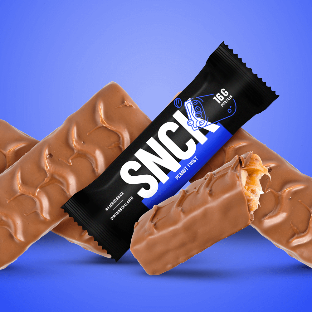 SNCK Protein Bar Peanut Twist - 55g.