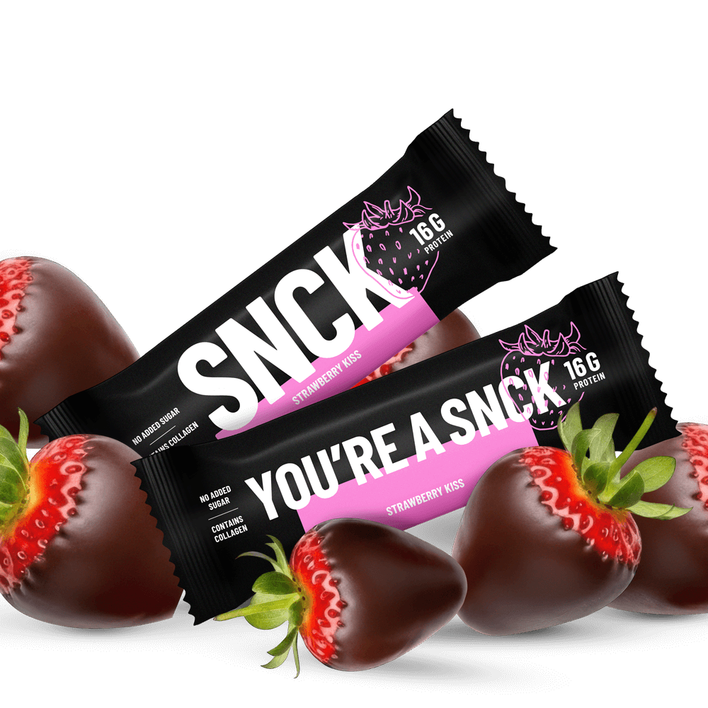 SNCK Protein Bar Strawberry Kiss - 10x55g.
