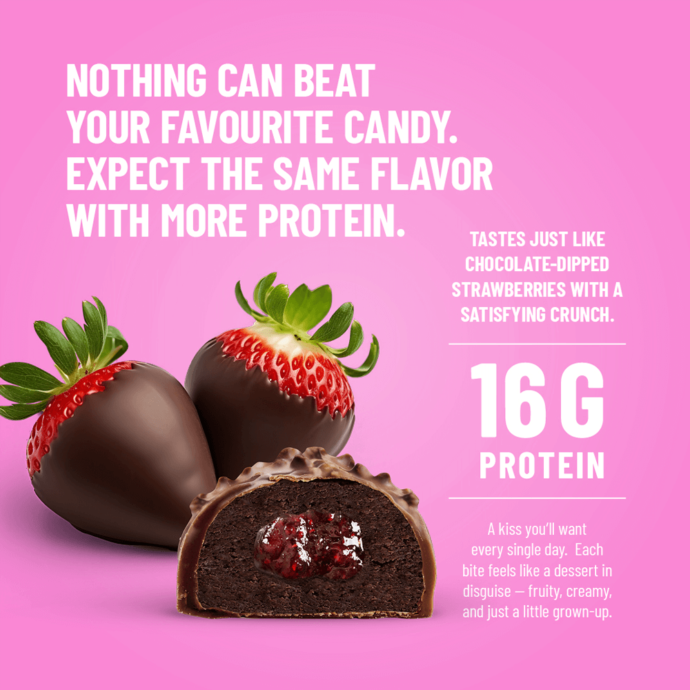 SNCK Protein Bar Strawberry Kiss - 55g.