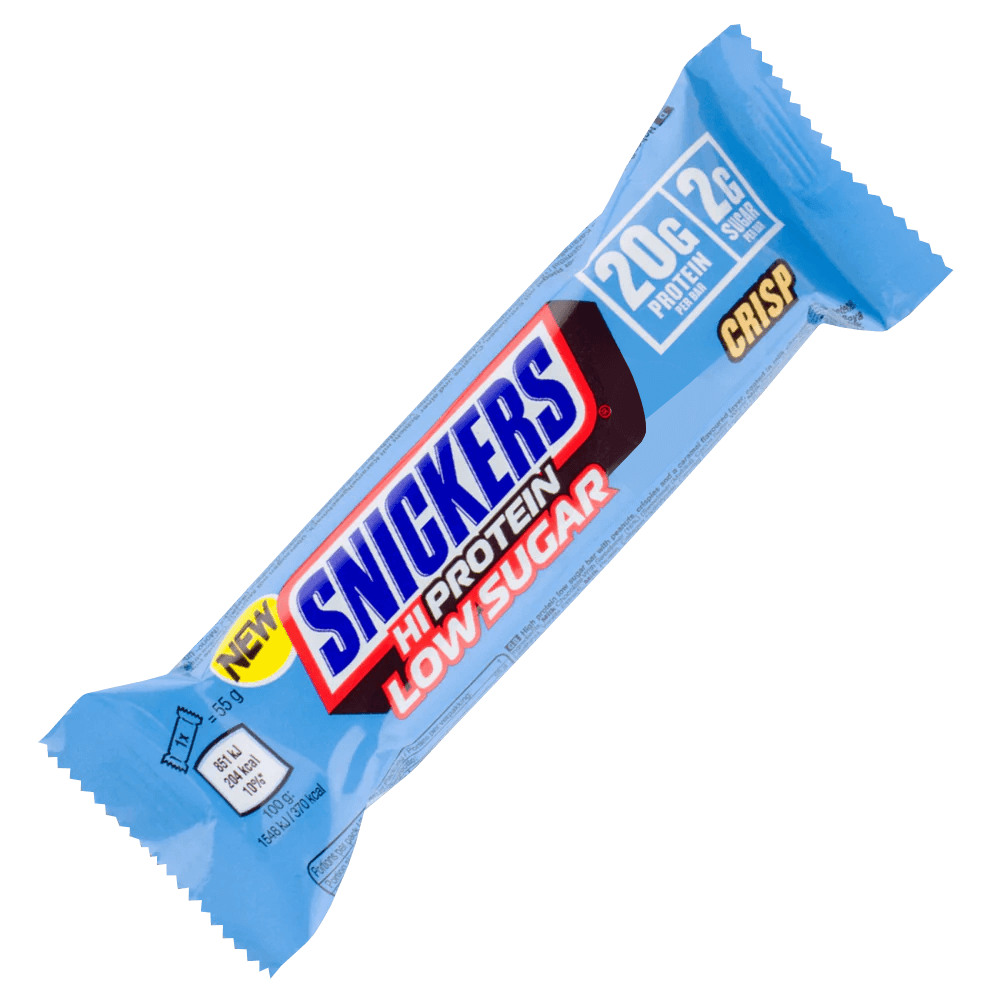 Snickers Hi-Protein Crisp Low Sugar Bar - 55g.