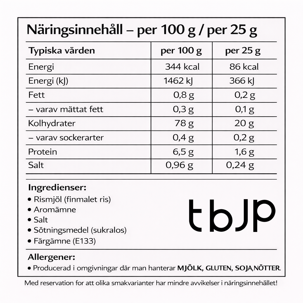 tbJP Cream Of Rice Blueberry Muffin - 2000g.