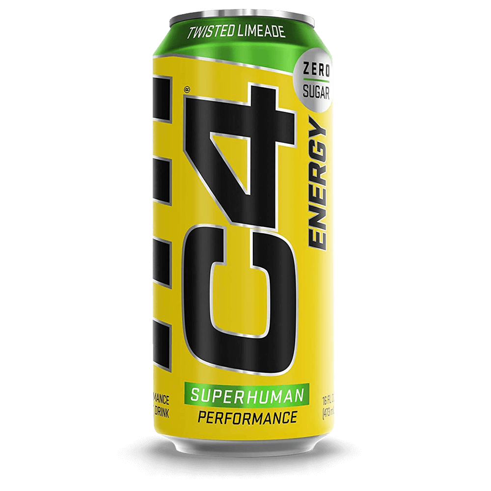 C4 Energy Carbonated Twisted Limeade - 12x500ml.