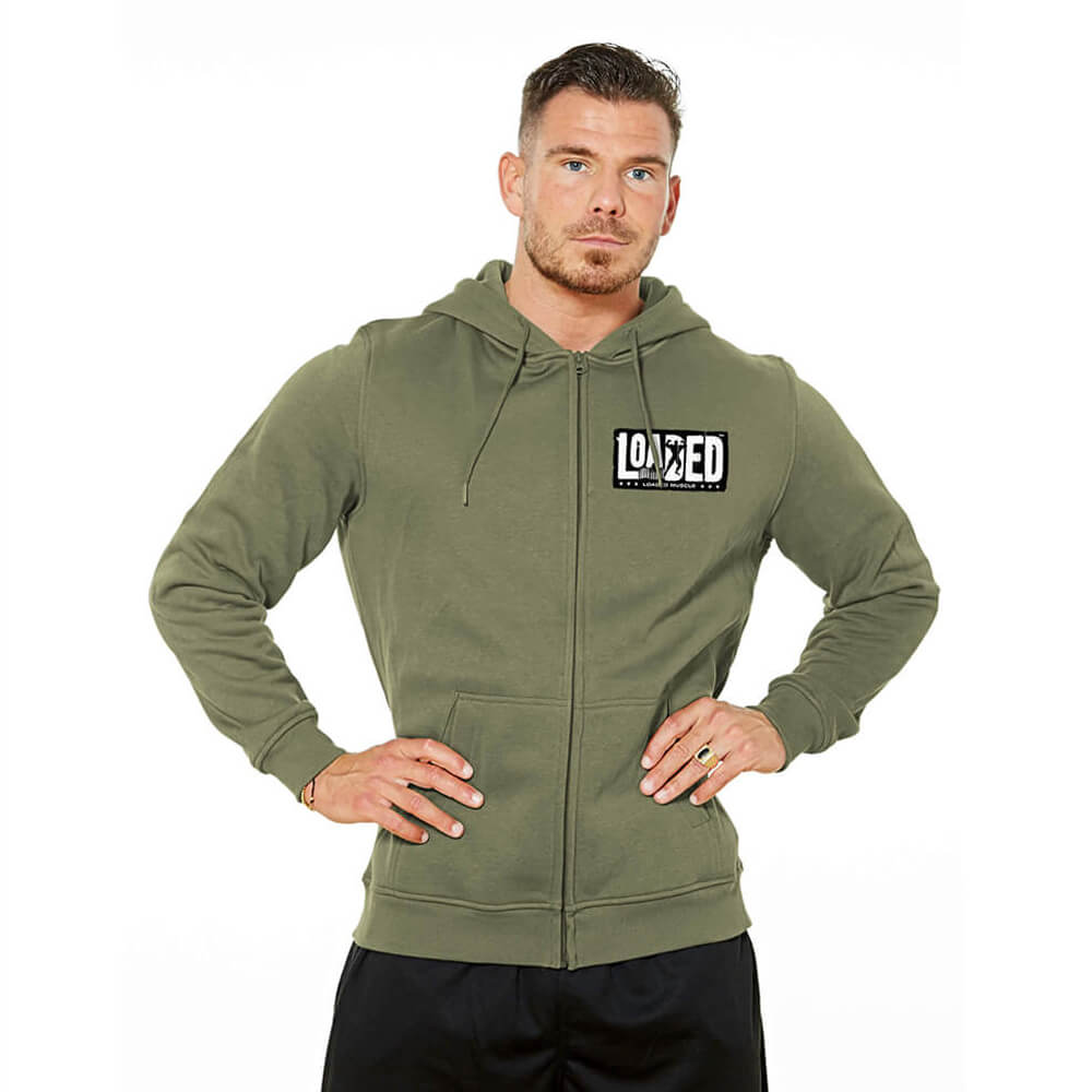 Loaded Barcode ZIP Hoodie