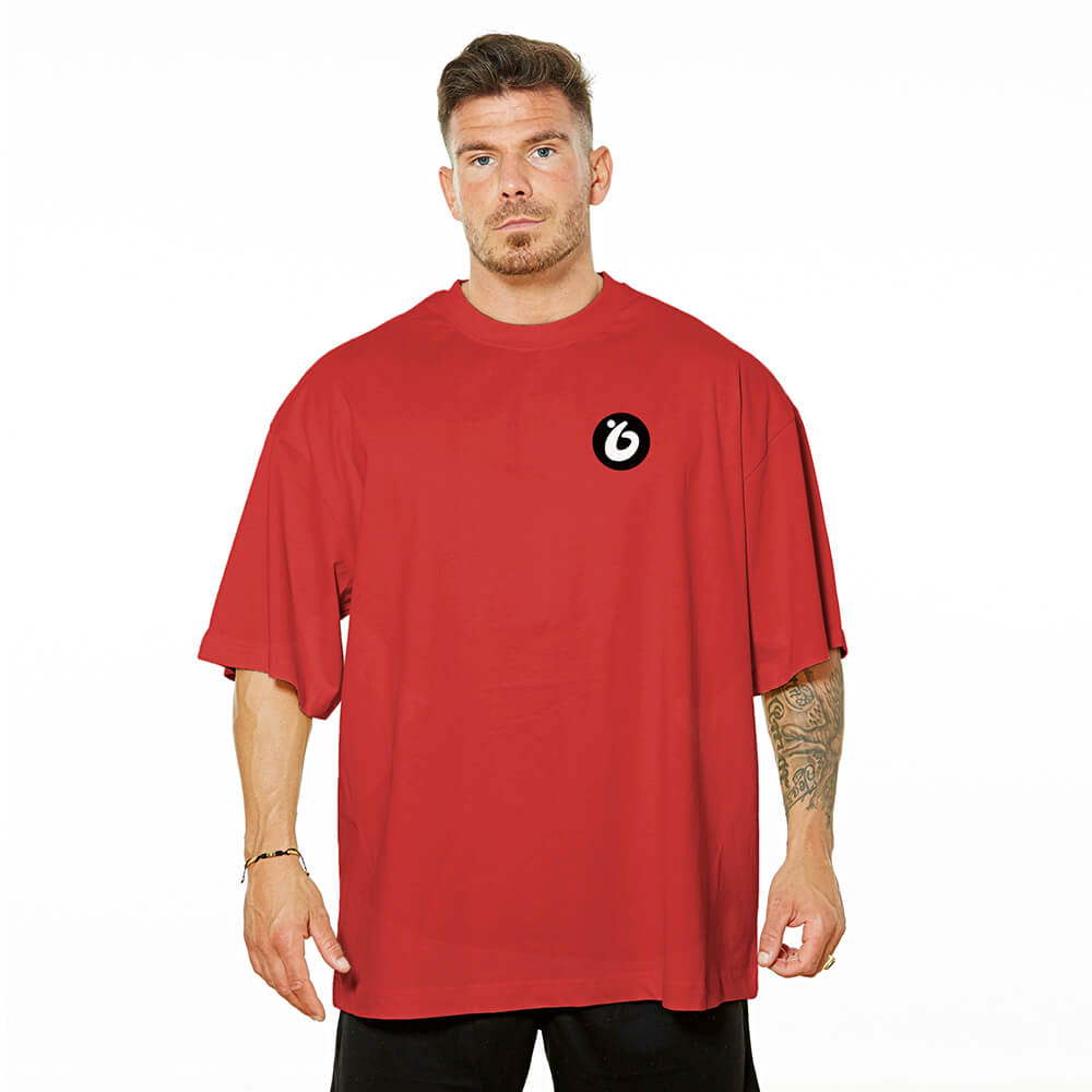 Loaded Favicon OVERSIZE Tee - Red