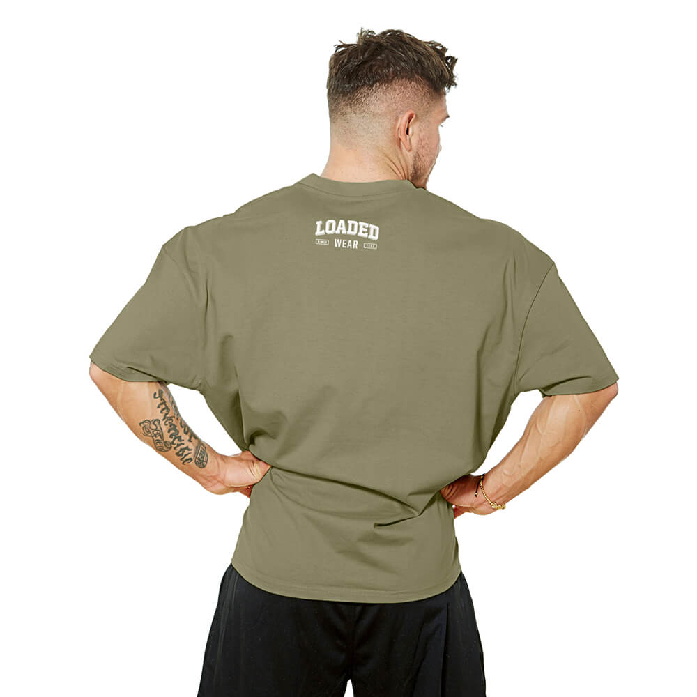 Not Here To Talk OVERSIZE Tee - Washed Green