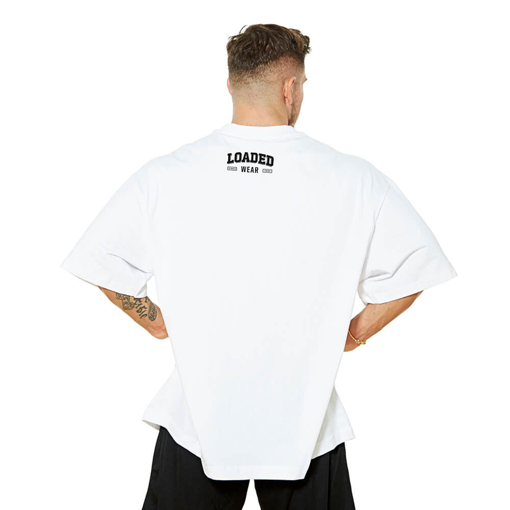 Loaded XL Logo OVERSIZE Tee - White