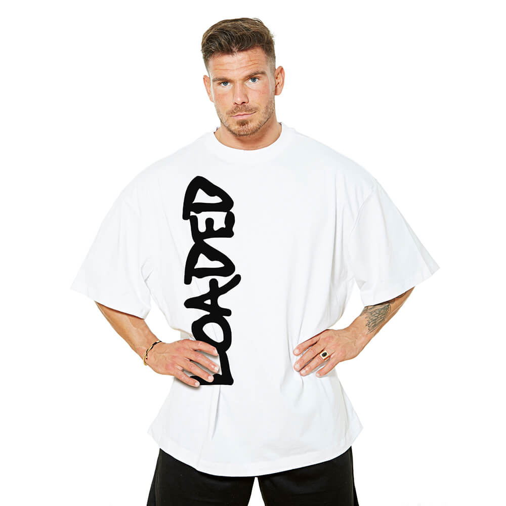 Loaded XL Logo OVERSIZE Tee - White