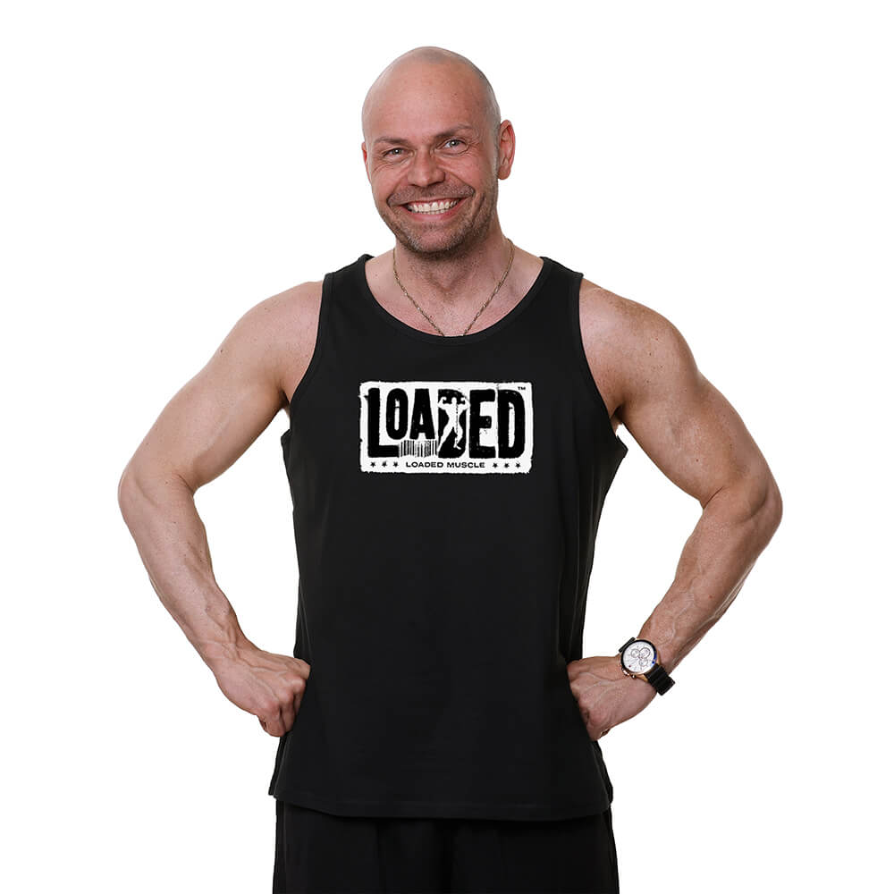 Loaded Barcode Tank - Black