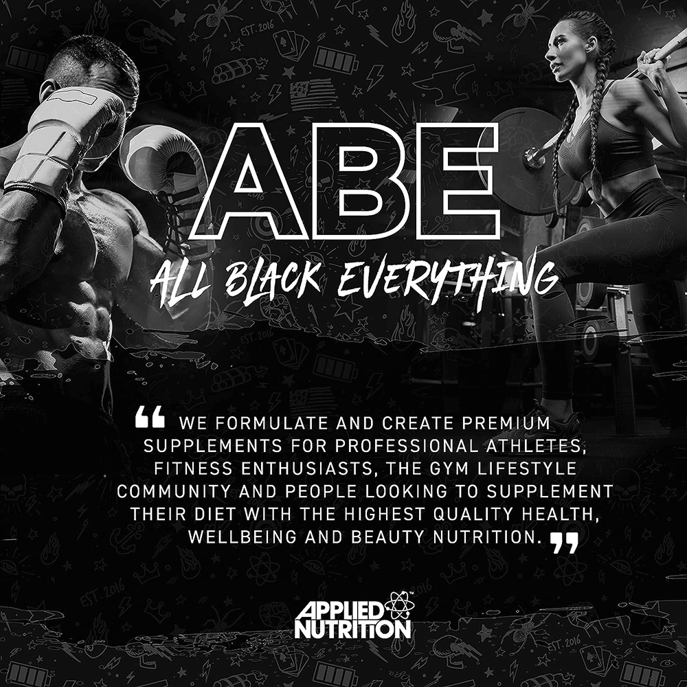 ABE All Black Everything Pre Workout Fruit Punch - 30 serv.