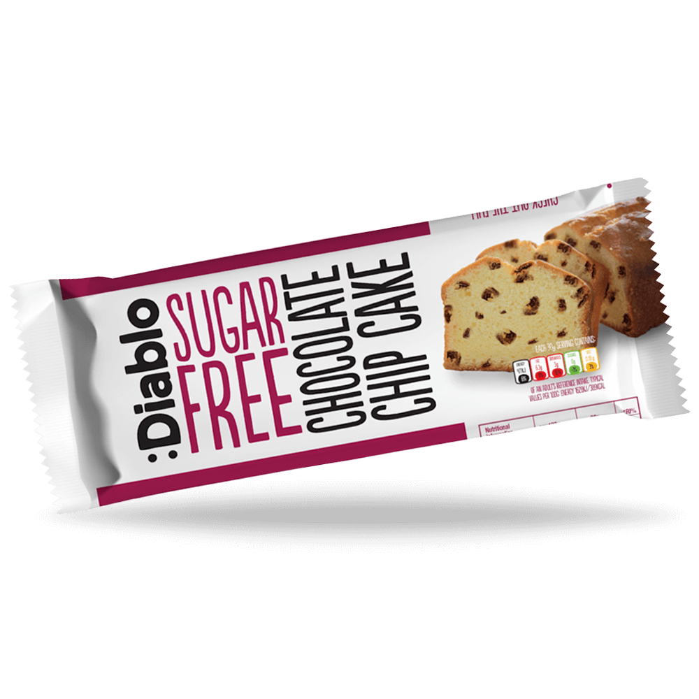 Diablo Sugar Free Chocolate Chip Cake - 200g.