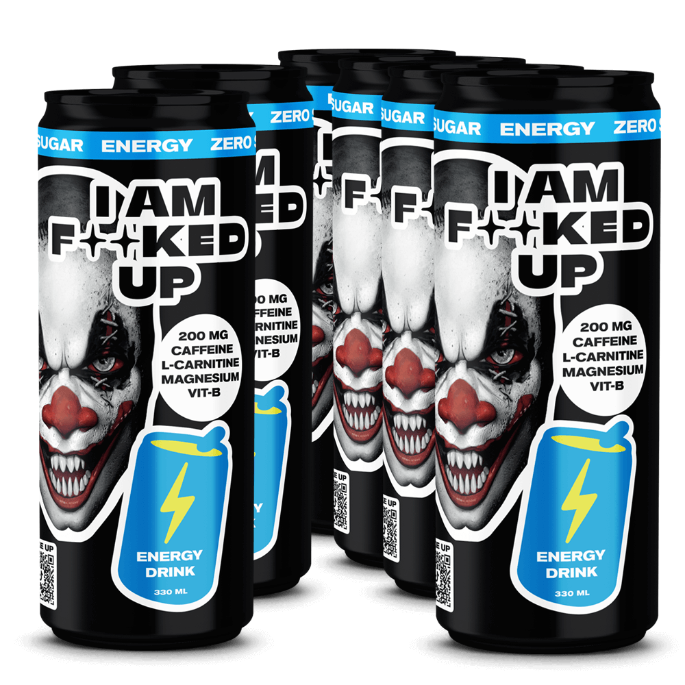 I Am Fucked Up Energy Drink - 6x330ml.
