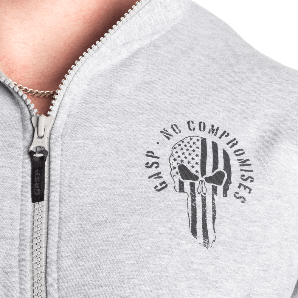 GASP Inc. Classic Hood - Light Grey Melange