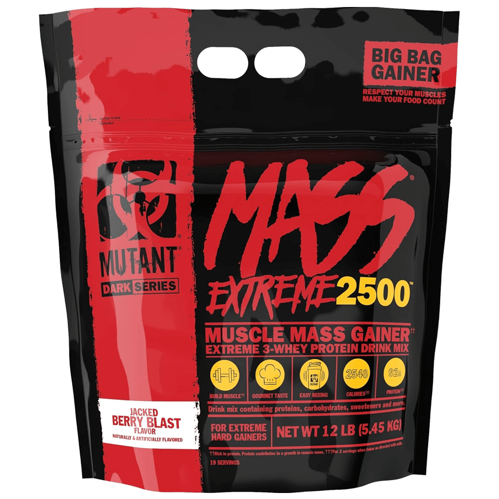 Mutant Mass Extreme 2500 Jacked Berry Blast - 5450g.