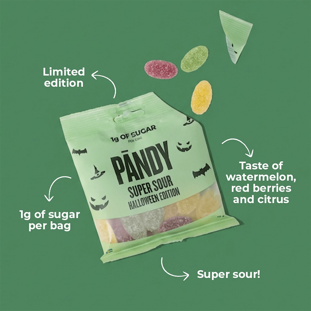 Pändy Candy Super Sour Halloween - 6x50g.