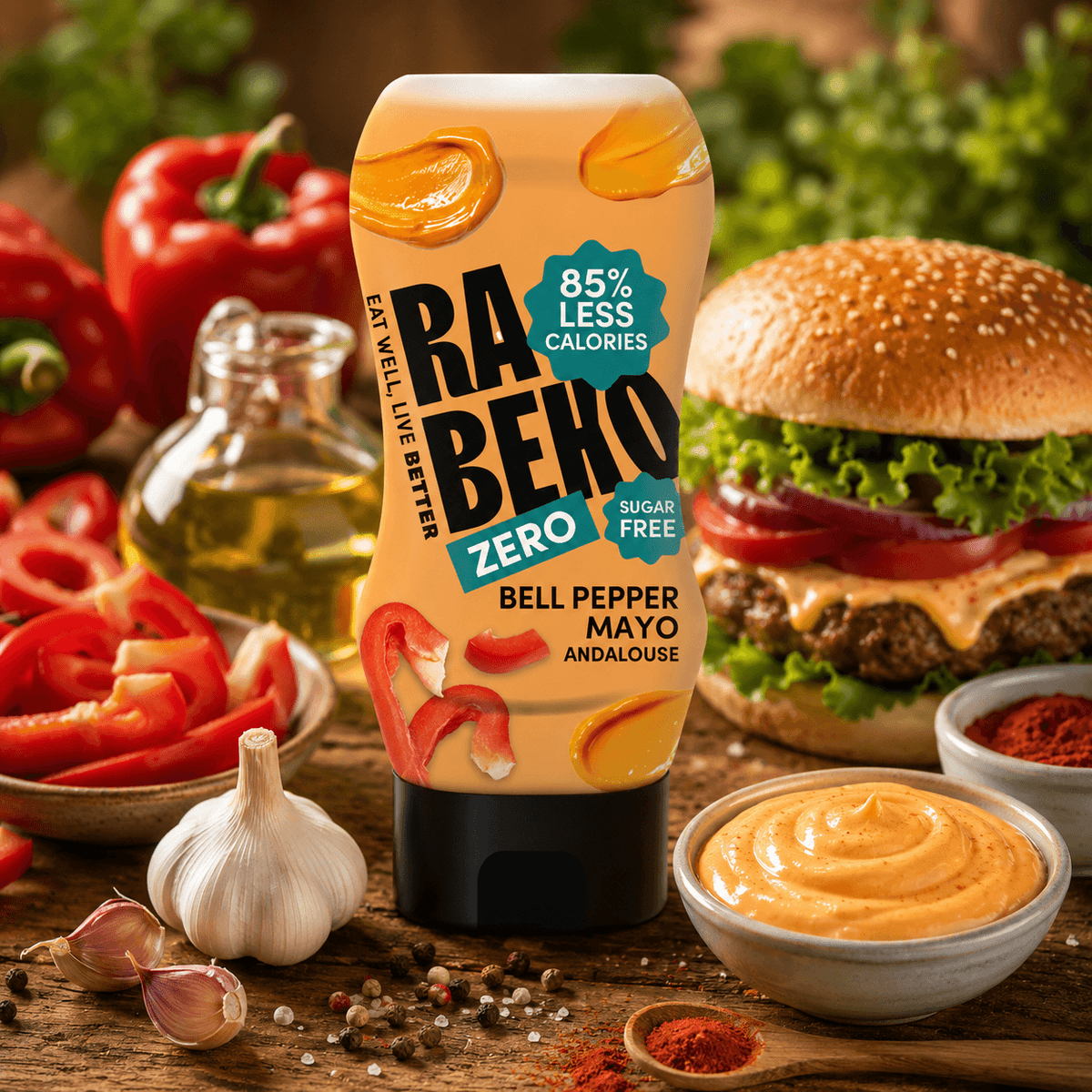 Rabeko Zero Bell Pepper Mayo Andalouse - 350ml.
