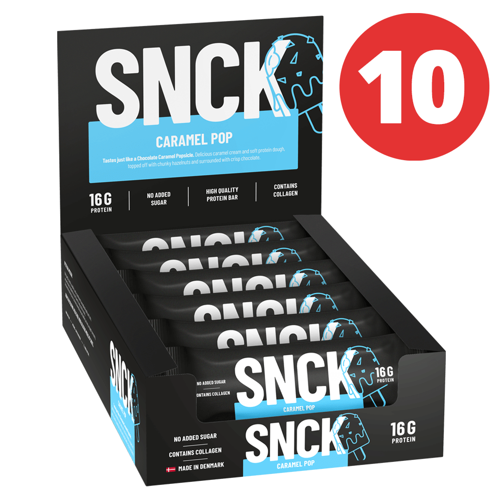 SNCK Protein Bar Caramel Pop - 55g.