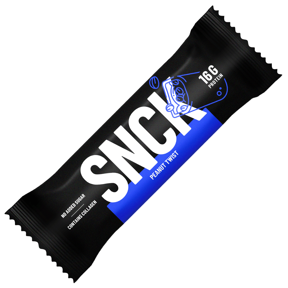 SNCK Protein Bar Peanut Twist - 10x55g.