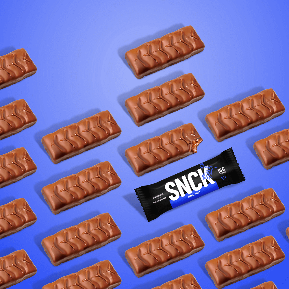 SNCK Protein Bar Peanut Twist - 55g.