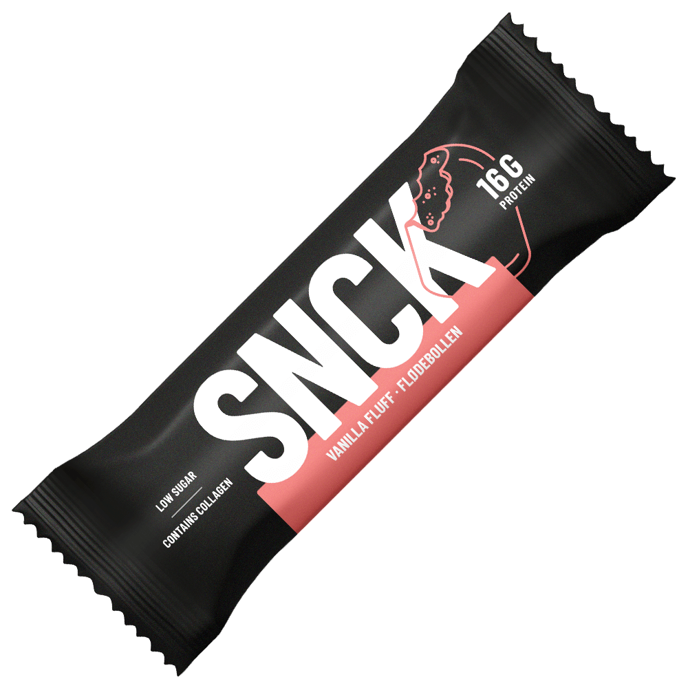 SNCK Protein Bar Vanilla Fluff - 10x55g.
